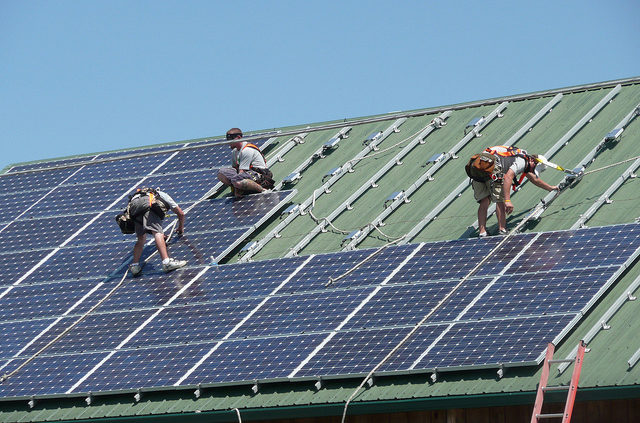 do solar panels directly power your house